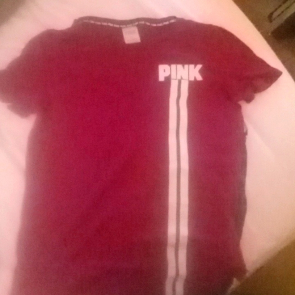Pink Victoria secret thin Tshirt size small women's